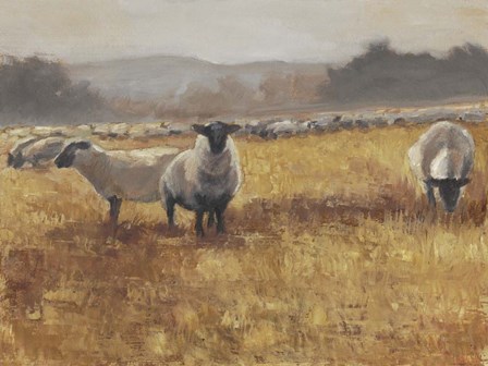 Grazing at Sunset I by Ethan Harper art print