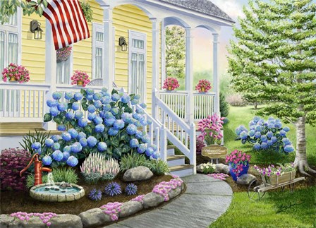 Welcome Friends by Mary Irwin art print