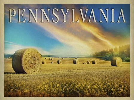 Pennsylvania Sunrise by Old Red Truck art print