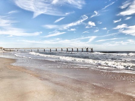 Coastal Dock by Acosta art print