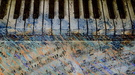 Piano Keys by Dan Meneely art print