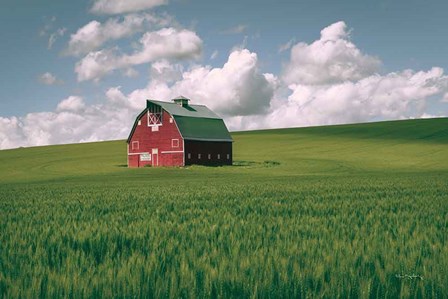 Palouse Region Red Barn I by Alan Majchrowicz art print