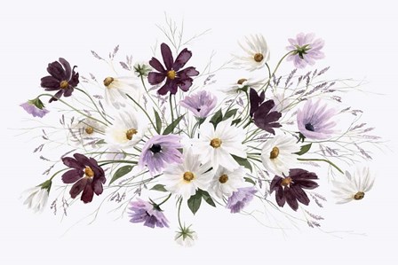 Amethyst Bouquet III by Grace Popp art print