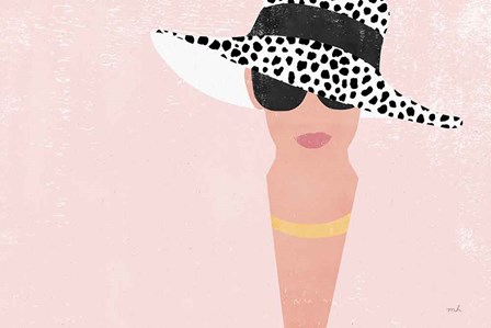 Fashion Forward Blush by Moira Hershey art print