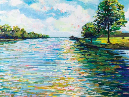 Lake View by Jeanette Vertentes art print