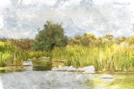 Marshy Wetlands No. 1 by Ramona Murdock art print