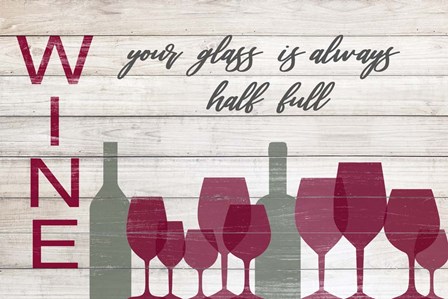 Your Glass Is Always Half Full by Anna Quach art print