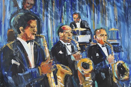 Horn Section by Allayn Stevens art print