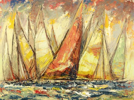 Grande Regata by Luigi Florio art print