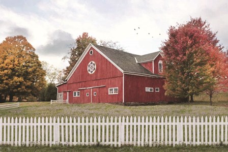 Fall Barn by Lori Deiter art print