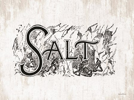 Salt by Lettered &amp; Lined art print