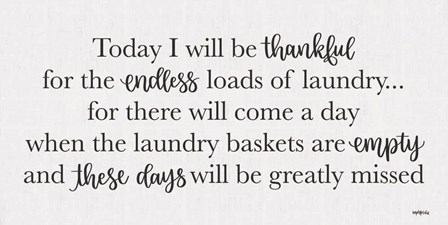 Endless Loads of Laundry by Imperfect Dust art print