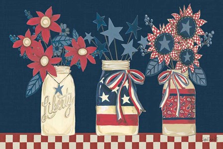 American Country Jars by Anne Tavoletti art print