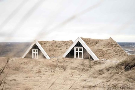 Selid Turf Houses by Laura Marshall art print