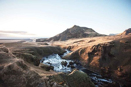 Above Skogafoss by Laura Marshall art print