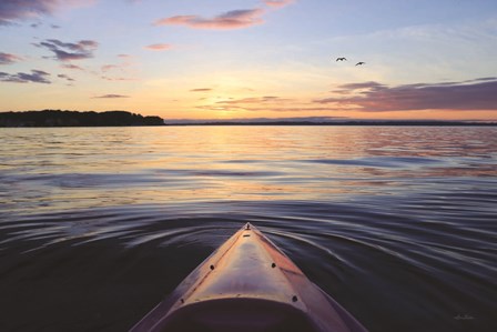 Kayaking on French Bay by Lori Deiter art print