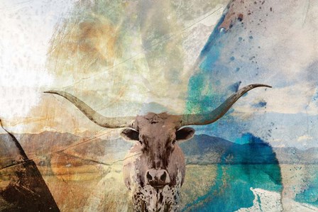 Longhorn by Sisa Jasper art print