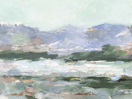 Pastel Mountain View II by Ethan Harper art print