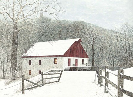 Grist Mill by James Redding art print