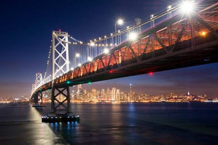 Under The Bay Bridge by John Gavrilis art print