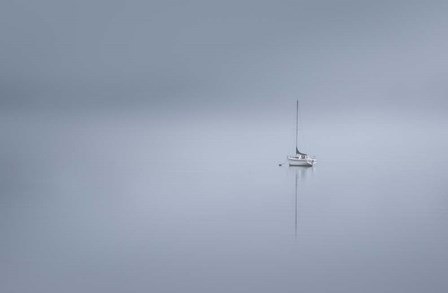 The Lonesome Boatman by David Ahern art print