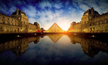 Le Louvre by Massimo Cuomo art print