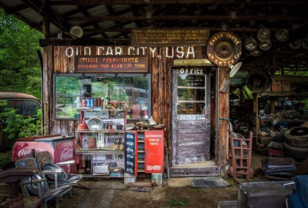 Old Car City by Tony Mearman art print