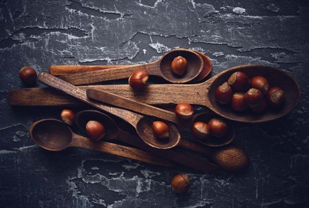 Hazelnuts by Aleksandrova Karina art print