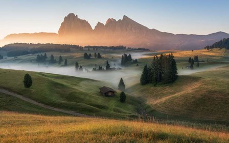 Alpe di Siusi by Ales Krivec art print