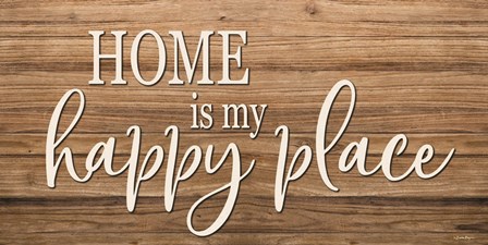 Home is My Happy Place by Susie Boyer art print