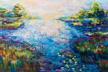 Monet Day by Jeanette Vertentes art print