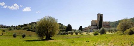 Abbazia di S. Antimo, Val d&#39;Orcia, Tuscany by Pangea Images art print