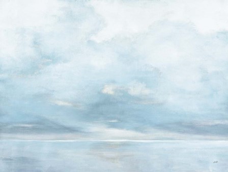 Glint on the Horizon Blue by Julia Purinton art print