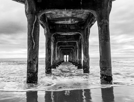 Below the Pier by Jeff Poe Photography art print
