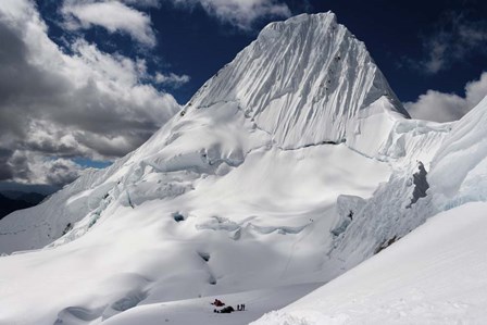 Advanced Campsite on Nevado Alpamayo Mountain, Peru by Giulio Ercolani/Stocktrek Images art print