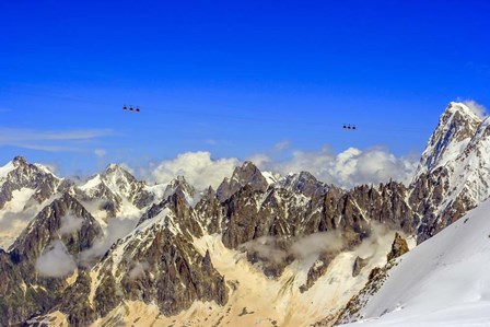 Aiguille De Leschaux and Petit Jorasse Mountains by Giulio Ercolani/Stocktrek Images art print