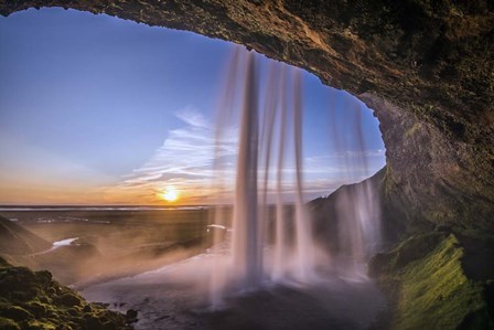 Seljalandsfoss Waterfall, Iceland by Jonathan Tucker/Stocktrek Images art print