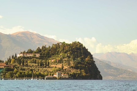 Lake Como Headland by Aledanda art print