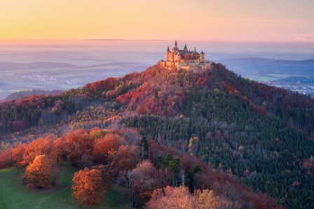 Golden Autumn Evening by Daniel Gastager art print