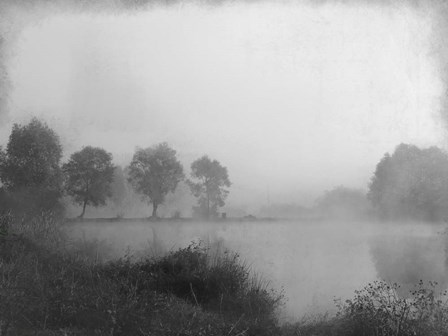 Misty Lake Day by Kimberly Allen art print