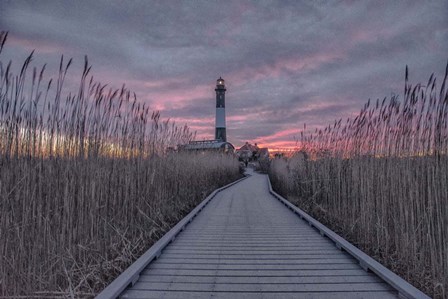 Fire Island Lighthouse Sunrise by Pat DeLuca art print