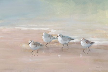 Shorebirds on the Sand I by Danhui Nai art print