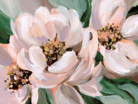 Blush Peonies by Katrina Pete art print