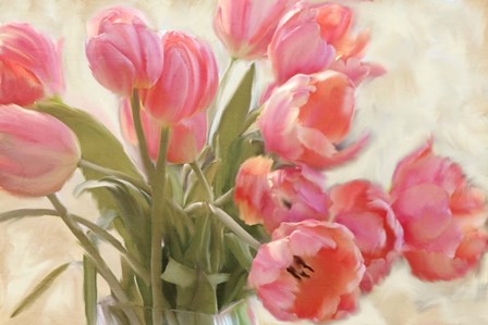 Vase of Tulips by Kimberly Allen art print