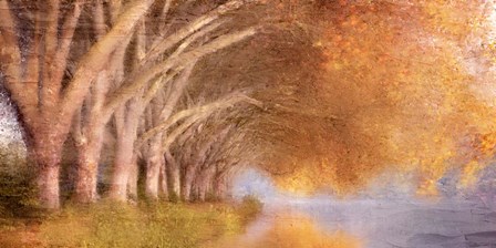 Quiet Autumn Pond by Kimberly Allen art print