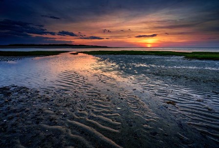 Sunset on Wing Island by Rick Berk art print