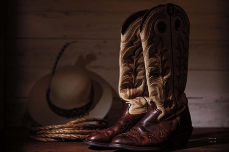Cowboy Boots X Warm by Nathan Larson art print