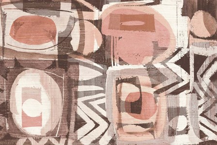 Graphic Abstract III Blush by Wild Apple Portfolio art print