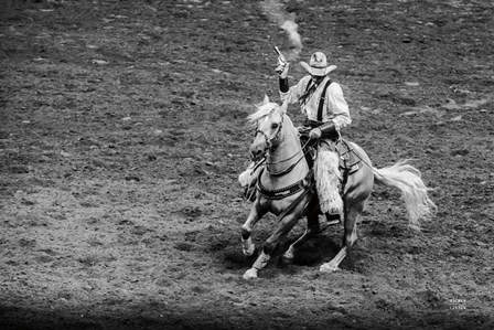 Rodeo I BW by Nathan Larson art print