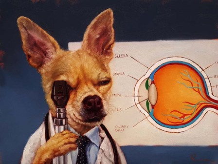 Seeing Eye Dog by Lucia Heffernan art print